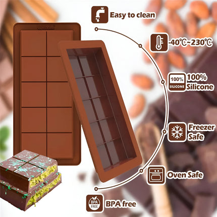 Molde de silicona 3D para chocolate y dulces