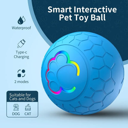 Bola rodante automática recargable interactiva inteligente