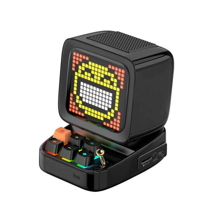 Retro Pixel Art Bluetooth Speaker with LED Display & Alarm Clock, Home Décor & Gift Idea - Wnkrs