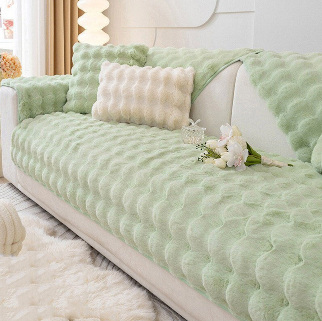 Housse de canapé en peluche
