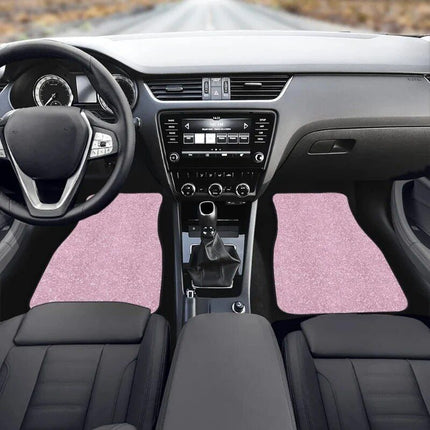 Pink Bling Print Universal Car Floor Mats - Wnkrs