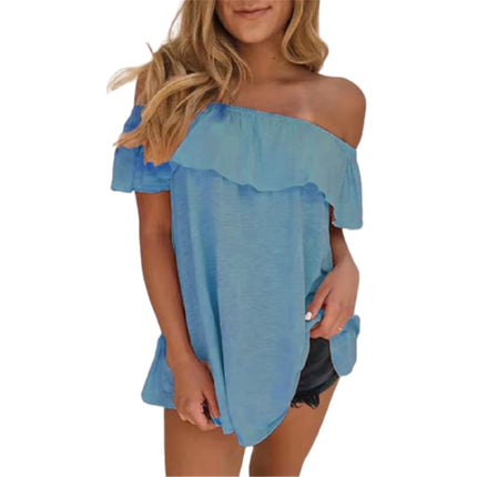 Women's Summer Slash Neck Top - Wnkrs