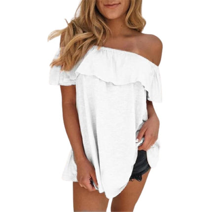 Women's Summer Slash Neck Top - Wnkrs