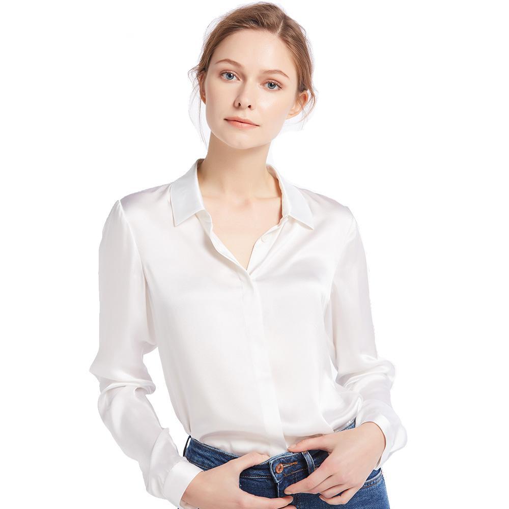 Women's Basic Silk Blouse