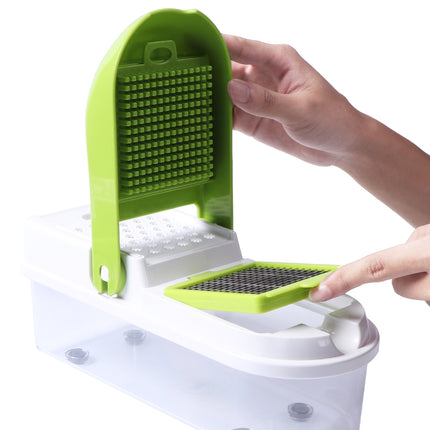 Multifunction Vegetable Slicer shredder with 8 Dicing Blades - Wnkrs