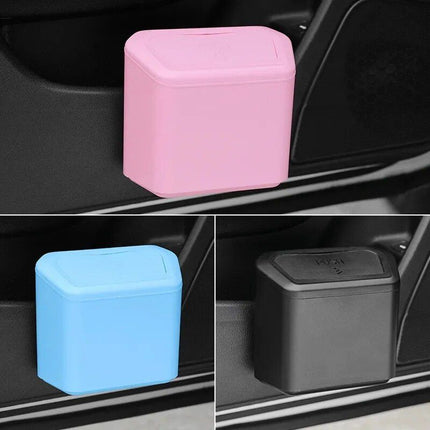 Compact Pressing Car Trash Bin - Wnkrs