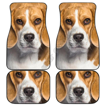 Funny Boston Terrier 3D Car Floor Mats - Wnkrs