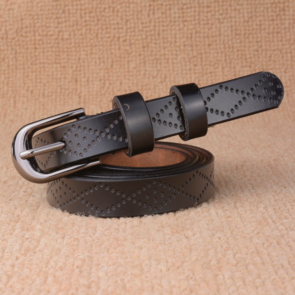 Fashion High Quality Patterned Leather Women’s Belt