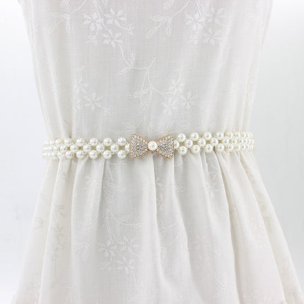 Women's Stylish Floral Belt with Pearls - Wnkrs