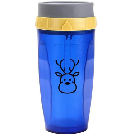 Twist & Sip Travel Mug: Non-Spill, Straw-Enabled, Double-Walled Portable Cup - Wnkrs