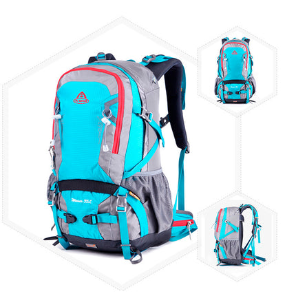 Mochila de escalada al aire libre con funda impermeable