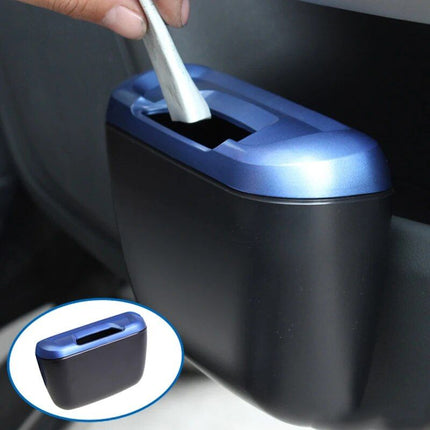 Universal Car Side Door Storage Trash Bin with Rolling Cover - Wnkrs