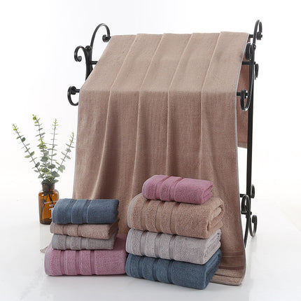 Fiber And Ink Bamboo Bath Towel For Adult Household Water Absorption - Wnkrs