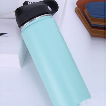 Stainless Steel Wide-mouth Outdoor Sports Vacuum Flask - Wnkrs