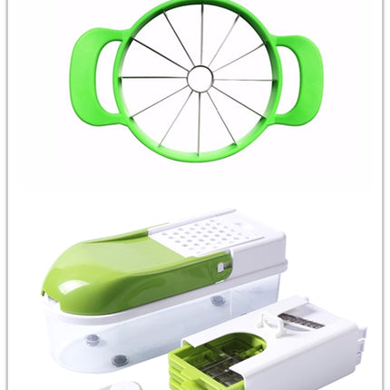 Multifunction Vegetable Slicer shredder with 8 Dicing Blades - Wnkrs