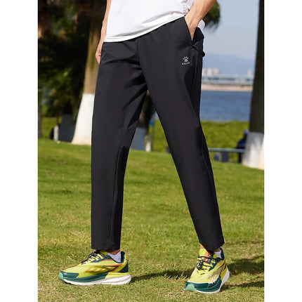 Pantalones deportivos elásticos de cuatro lados para hombre: pantalones rectos elásticos de primavera y verano