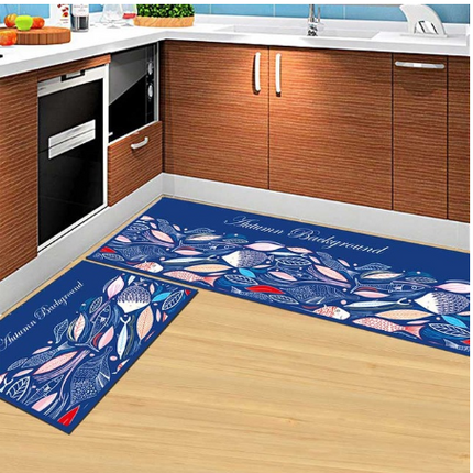 Floor mats, non-slip, oil-proof, household machine washable door mats, bathroom, bathroom, bedside rugs - Wnkrs