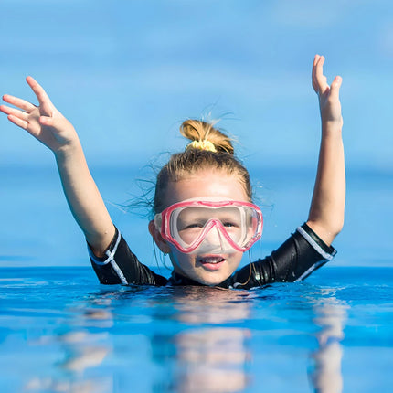 Máscara de buceo antivaho HD de cara completa para niños