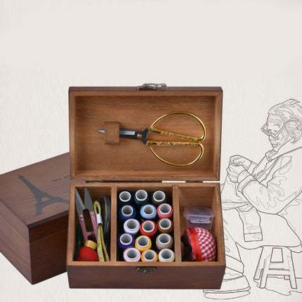 Solid wood sewing box - Wnkrs