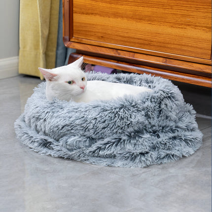 Sac de couchage en peluche pour animaux de compagnie - Matelas coupe-vent et confortable pour chats et petits chiens