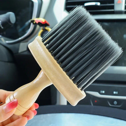 Compact Car Interior Soft Detail Brush for Dashboard & Air Outlets - Wnkrs