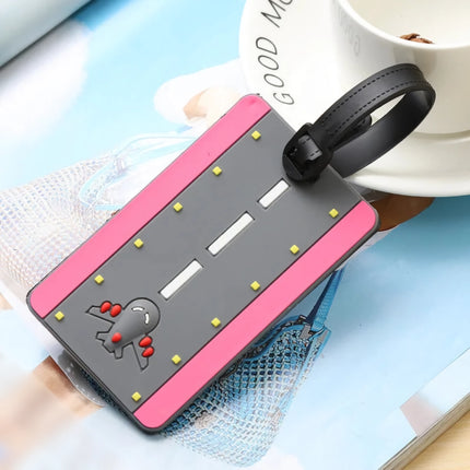 Cute PVC Plane Letters Luggage Tags