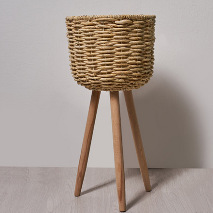 Floor - standing flowerpot straw furniture - Wnkrs