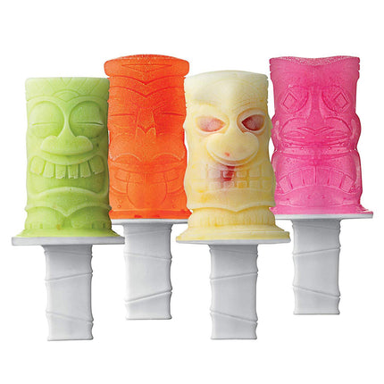 Silicone Zombie Popsicle Mold Skull Ice Cream Mold Popsicle Mold Summer Ice Pop Molds Set of 4 Popsicle Makers with Sticks - Wnkrs