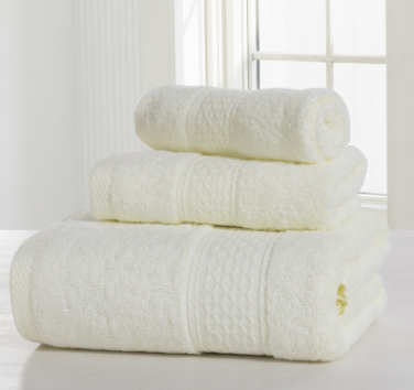 Cotton soft double-sided thickening towel skin-friendly bath towel beauty salon bathrobe bath towel set - Wnkrs