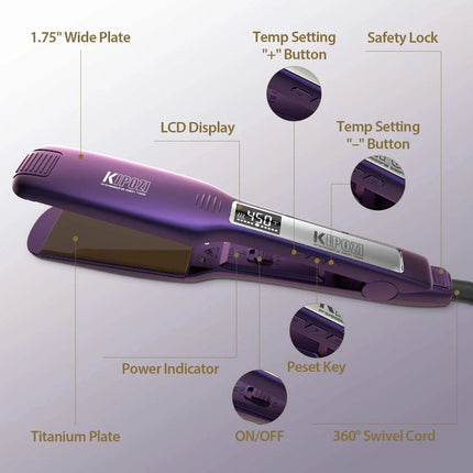 Professional Titanium Hair Straightener - Wnkrs