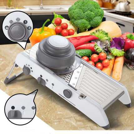 Slicer Manual Vegetable Cutter for Kitchen Terka Adjustable Stainless Steel Knife - Wnkrs