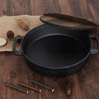 28 cm / Couverture en bois