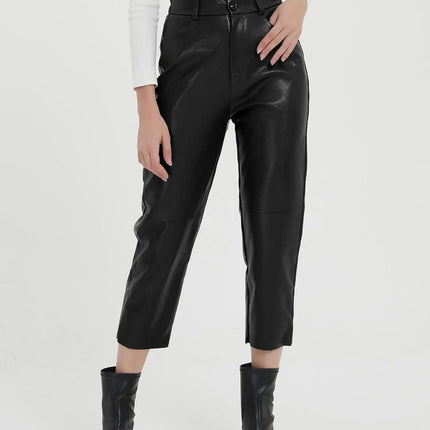 Faux Leather Pants