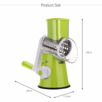 Vegetable Cutter Round Mandoline Slicer Potato Julienne Carrot Grater Cheese - Wnkrs