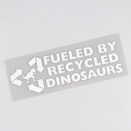 Recycled Dinosaurs - Eco-Inspired Vinyl Car Decal - Wnkrs