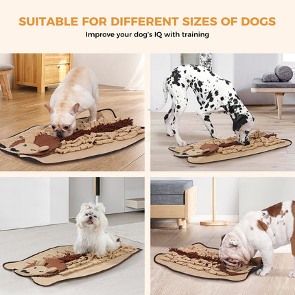 Tapis à renifler interactif pour chien