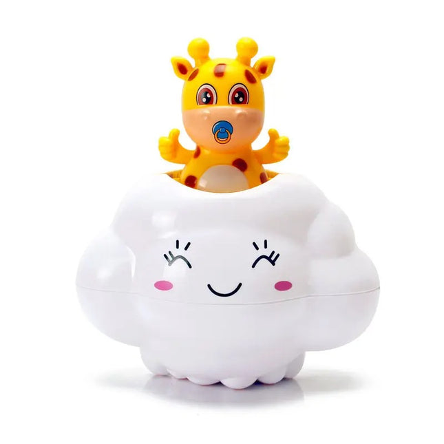 Encantador juguete de baño en forma de nube para niños pequeños