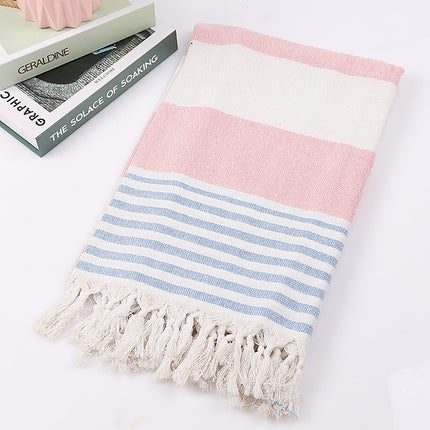 Cotton striped beach towel 100x180cm - Wnkrs