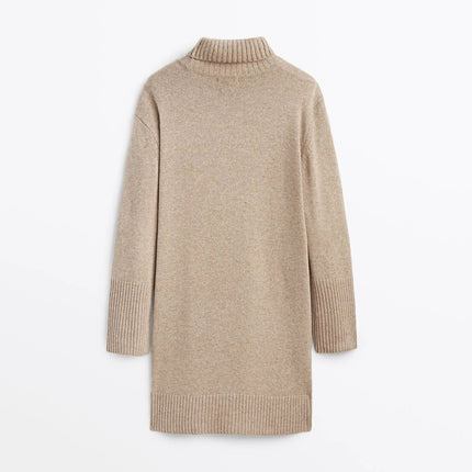 Robe en tricot éthérée pour l'automne