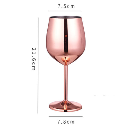 Stainless steel champagne glass and red wine cup - Wnkrs