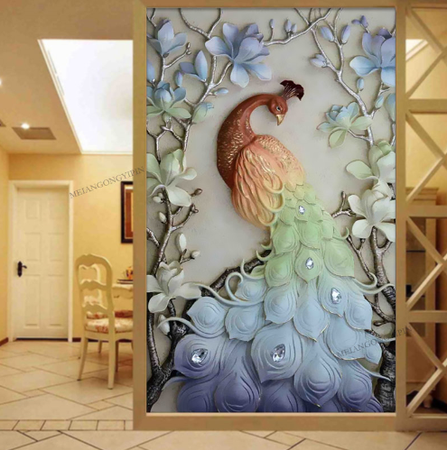 Meian, Special Shape, Diamond Embroidery, Animal, Peacock, 5D, Diamond Painting, Cross-stitch, 3D, Diamond Mosaic, Decoration, Christmas - Wnkrs