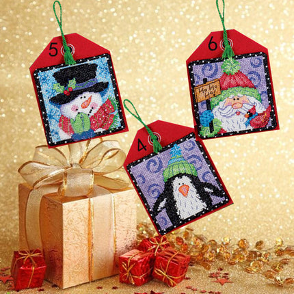 Cross stitch kit Christmas tree hanging - Wnkrs