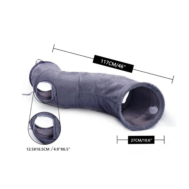 Foldable Cat Play Tunnel