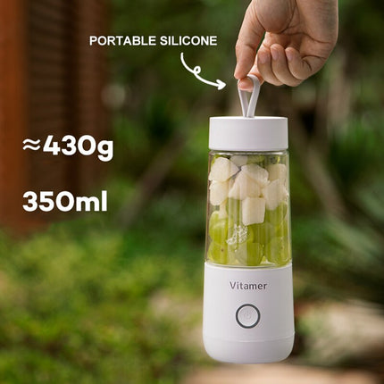 350ml Portable Blender Juicer Electric USB Rechargeable Mixer Smoothie Slushy Cup Fresh Juice Blender Bottle USB Charging Kitchen Gadgets - Wnkrs