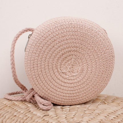 Summer Woven Straw Crossbody Bag