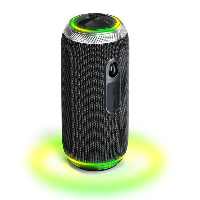 Enceinte Bluetooth portable 16 W avec lumières RVB et amplification des basses