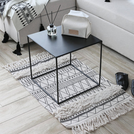 Carpet  geometric household cotton and linen mat - Wnkrs