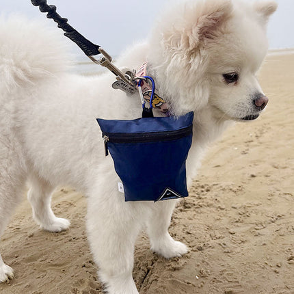 Bolsa de bocadillos para entrenamiento de mascotas de color azul