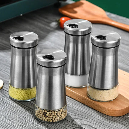 Stainless Steel Pepper and Salt Shaker