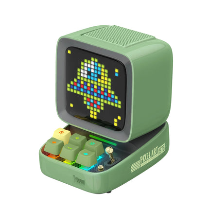 Haut-parleur Bluetooth de jeu rétro Pixel Art avec écran avant LED 16x16 contrôlé par application